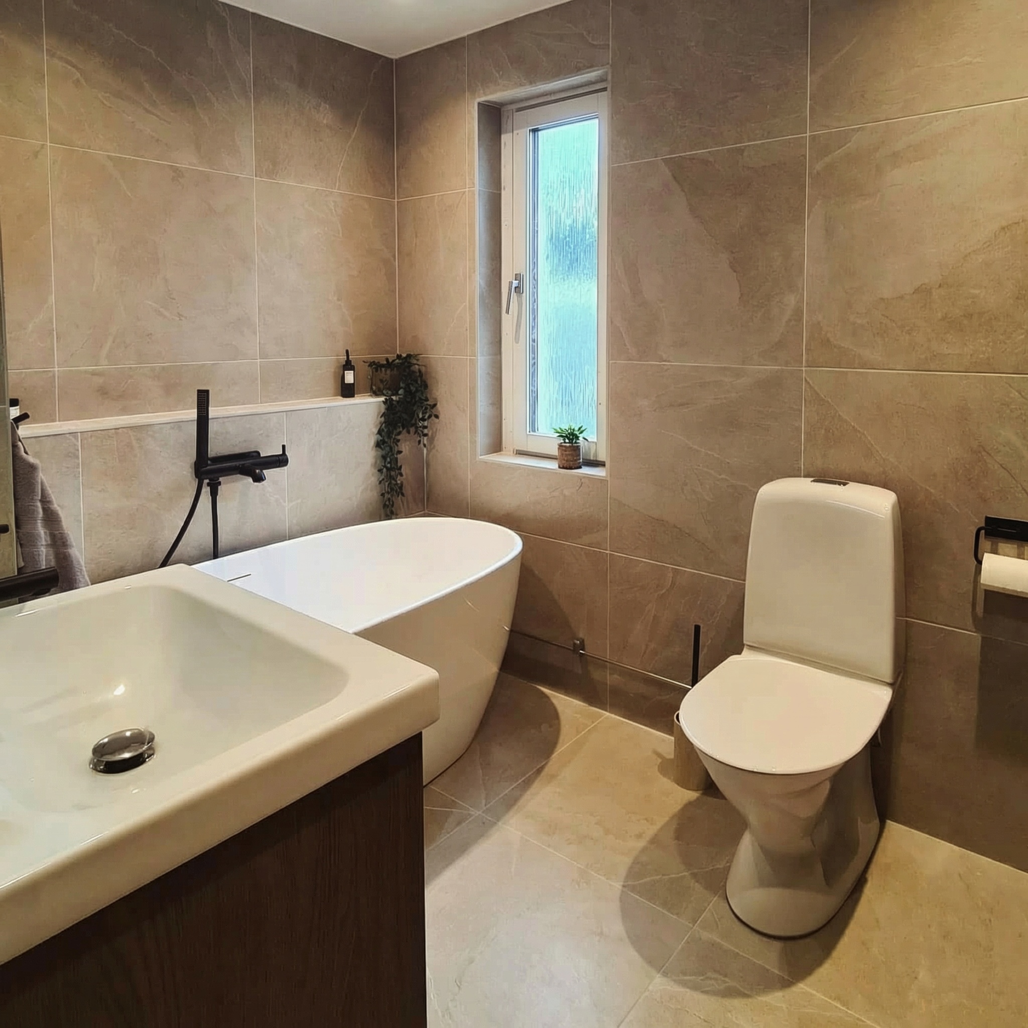 Badrumsrenovering - Vy 3